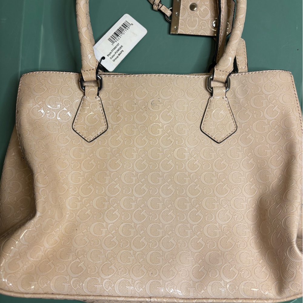Elegant Beige Designer Tote Bag